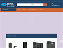 Tablet Screenshot of maryvictorengineering.com